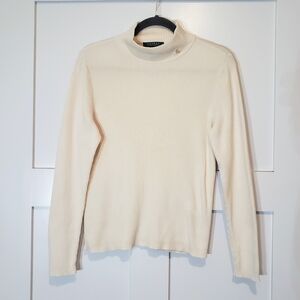 Lauren Ralph Lauren Cream Turtleneck Sweater